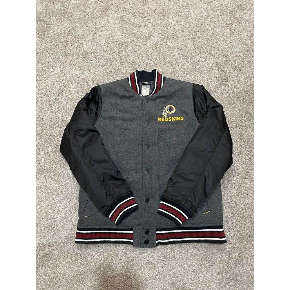 Vintage Washington Redskins Letterman Varsity Jacket Youth Boys Size L 14-16 NFL